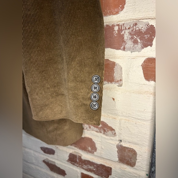 Saddlebred Chocolate Corduroy Men’s Blazer 48R - Picture 6 of 12